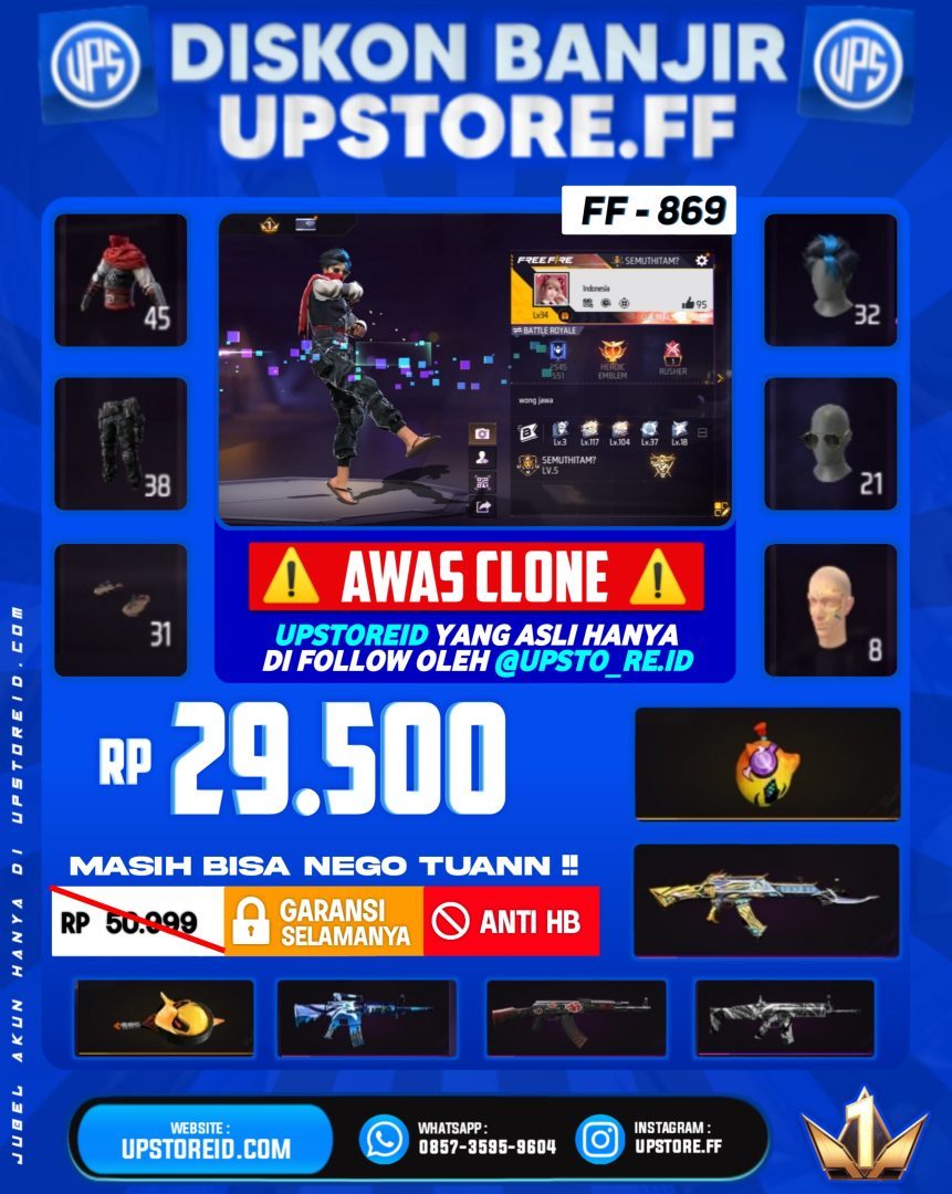 F869 - VAULT 30+, WEAPON 47 | FREE FIRE