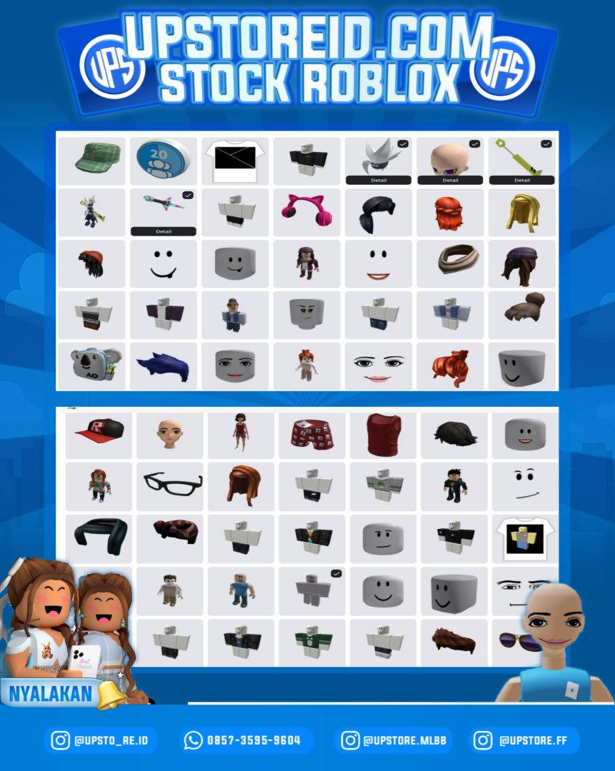 RBX007 -   SPEK STANDAR ISIAN IVENTARIS LUMAYAN | ROBLOX GROW A GARDEN - Product Image