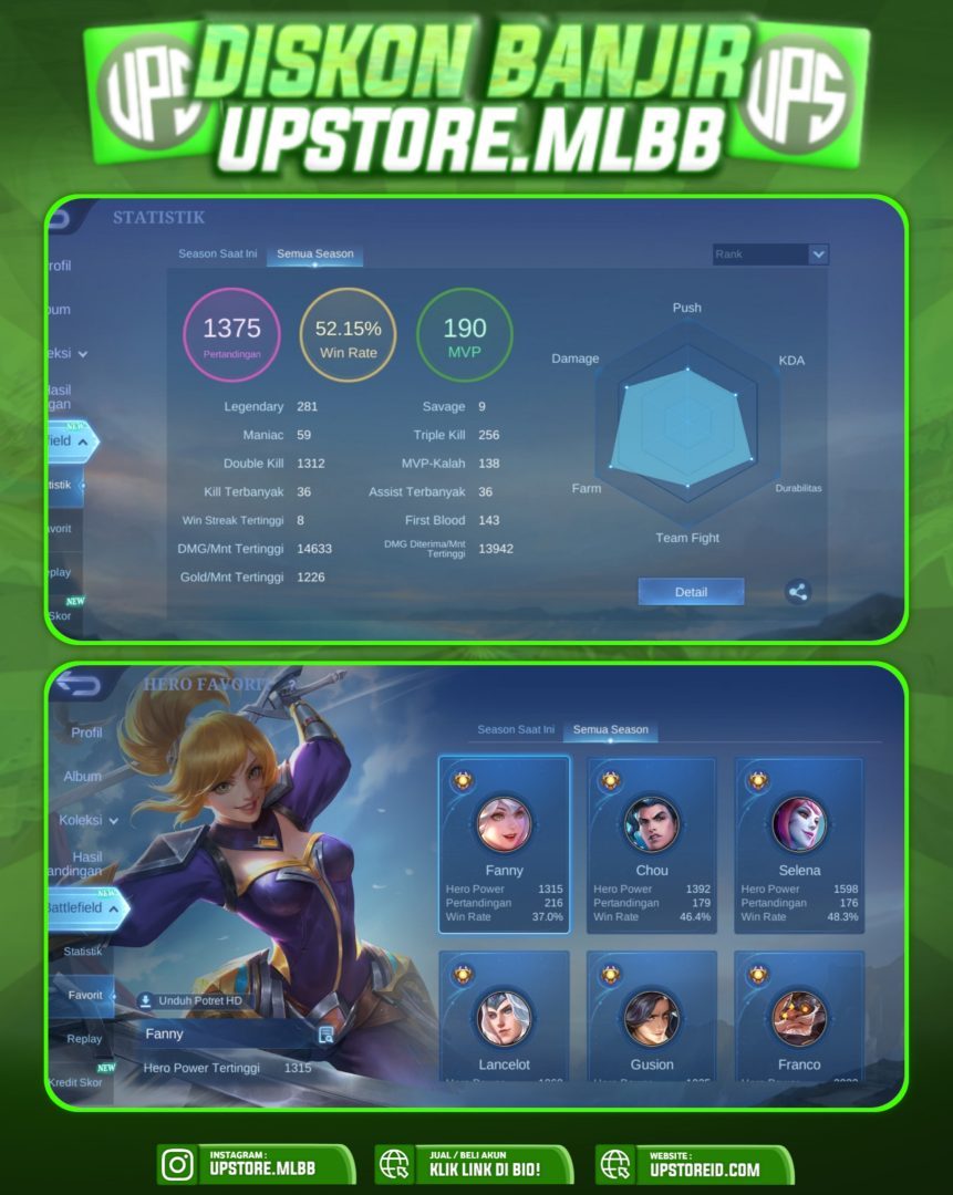 M646 - HERO 103 | SKIN 131, MOBILE LEGENDS - Spec Image