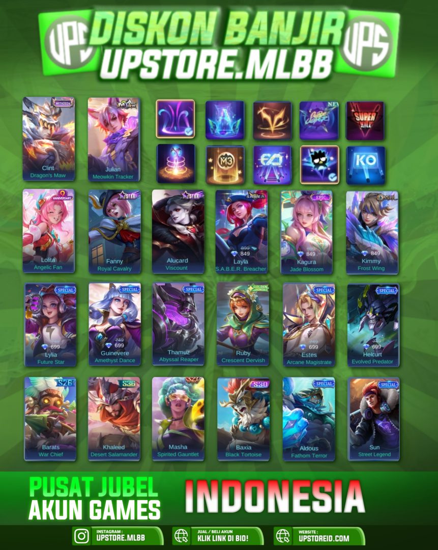 M649 - HERO 110, SKIN 129, SPEKSENIOR | MOBILE LEGENDS - Product Image