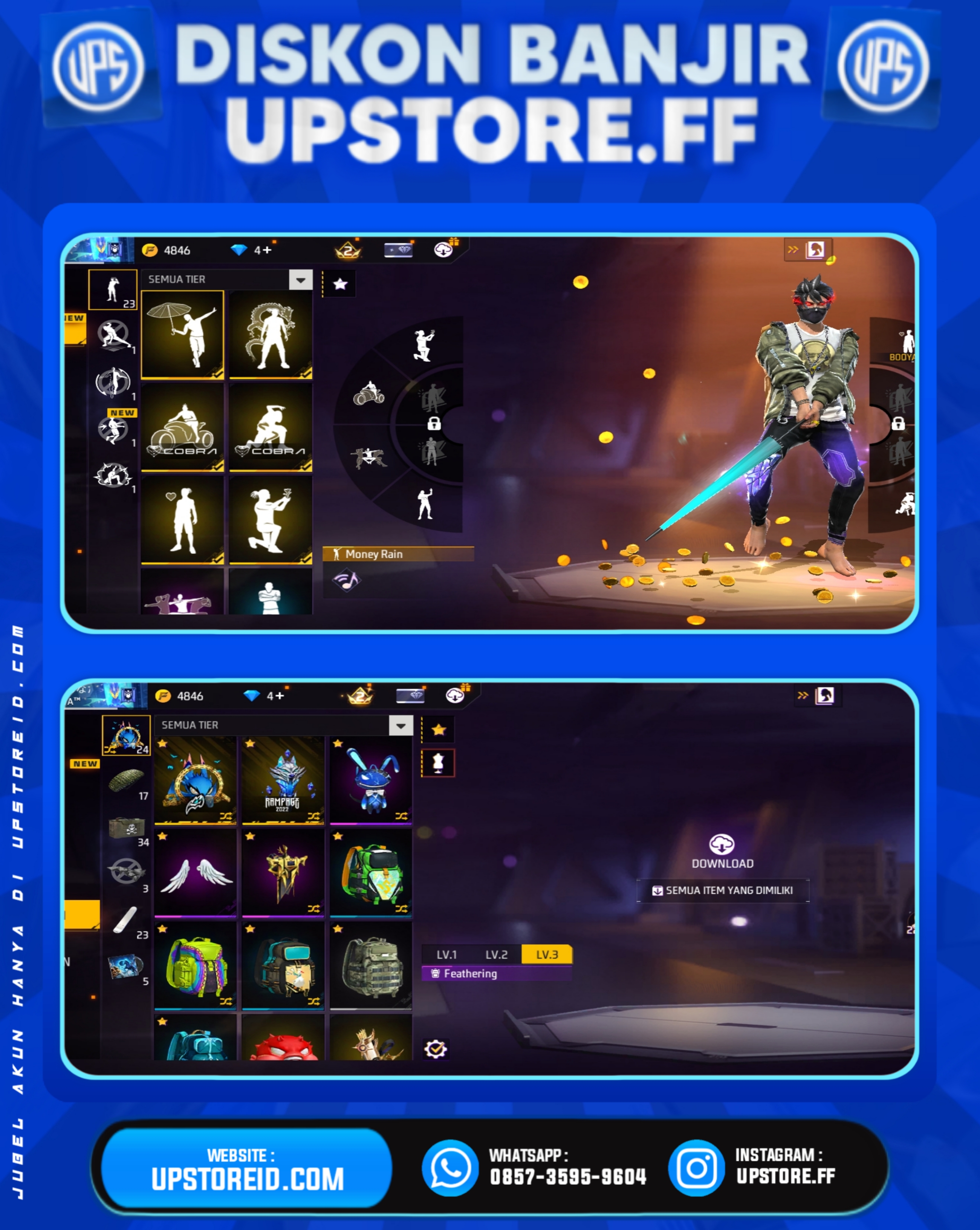 F833 - VAULT 100, WEAPON 112, SPEKPELAJAR | FREE FIRE - Spec Image 3
