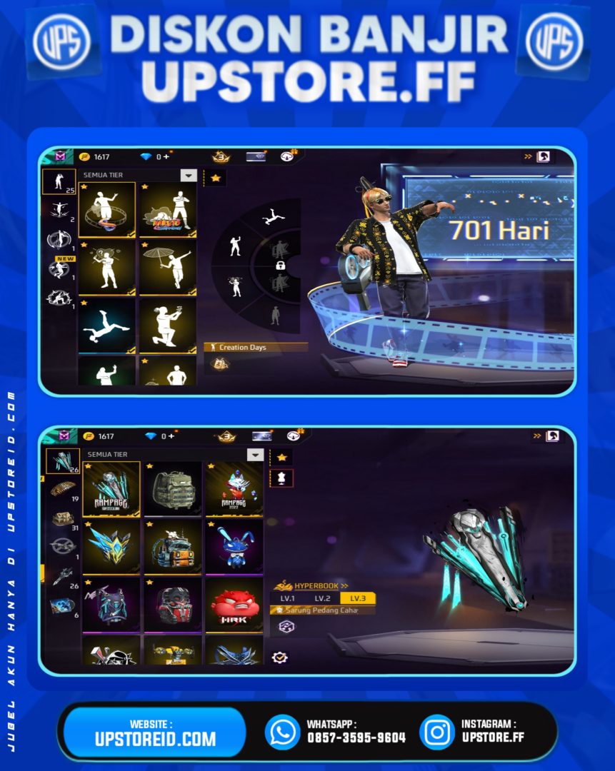 F865 - VAULT 130+, WEAPON 136, SPEKDISKON% | FREE FIRE - Product Image