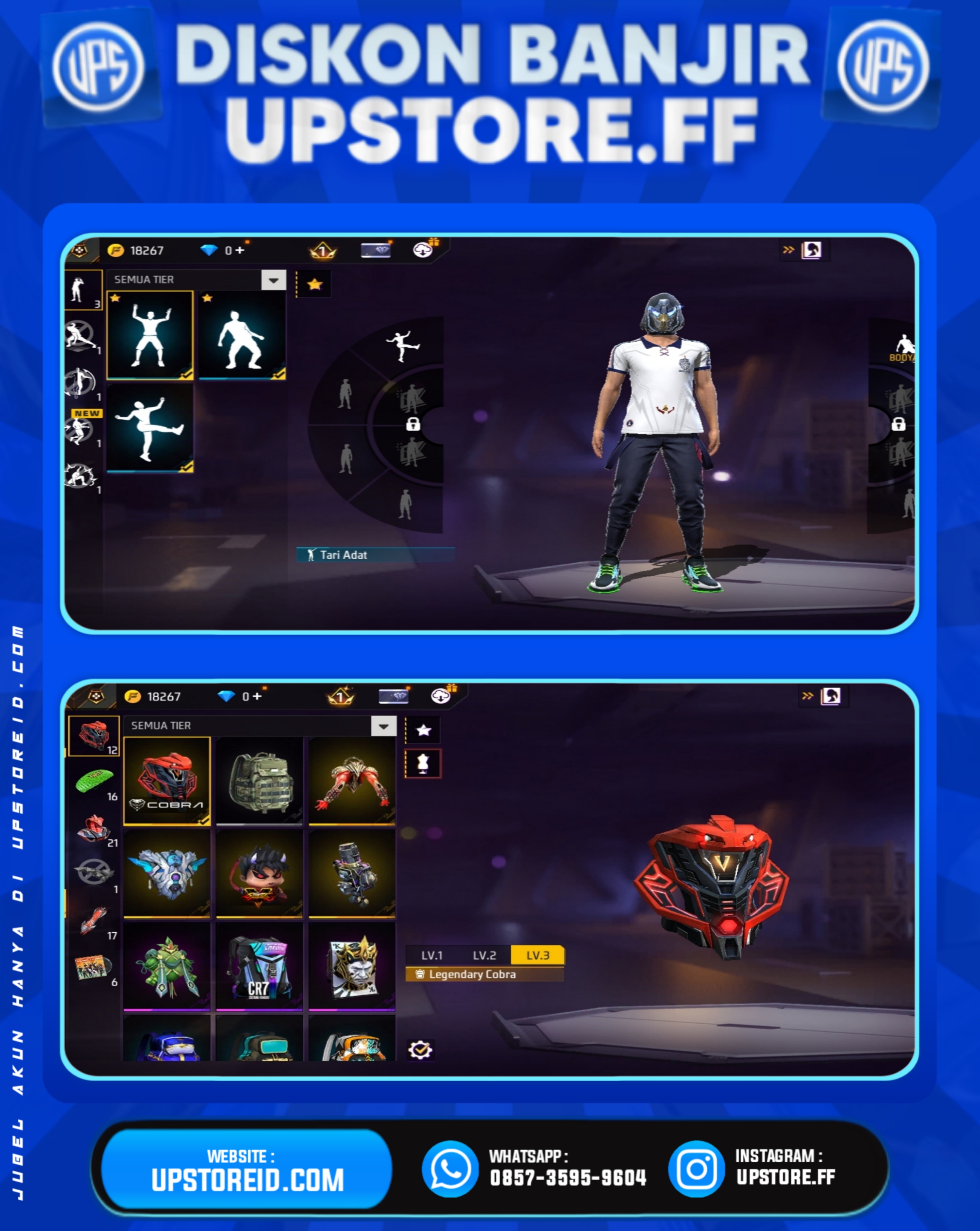 F868 - VAULT 60+, WEAPON 57 | FREE FIRE - Spec Image 3