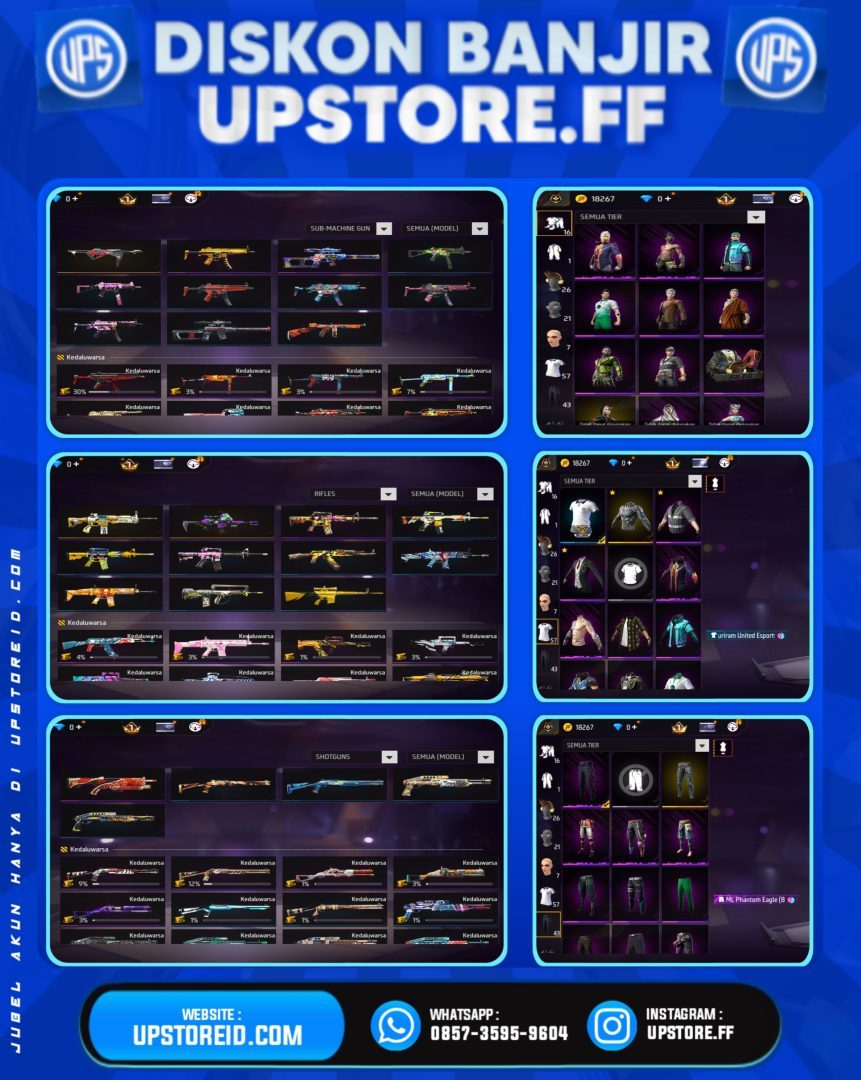 F868 - VAULT 60+, WEAPON 57 | FREE FIRE - Spec Image
