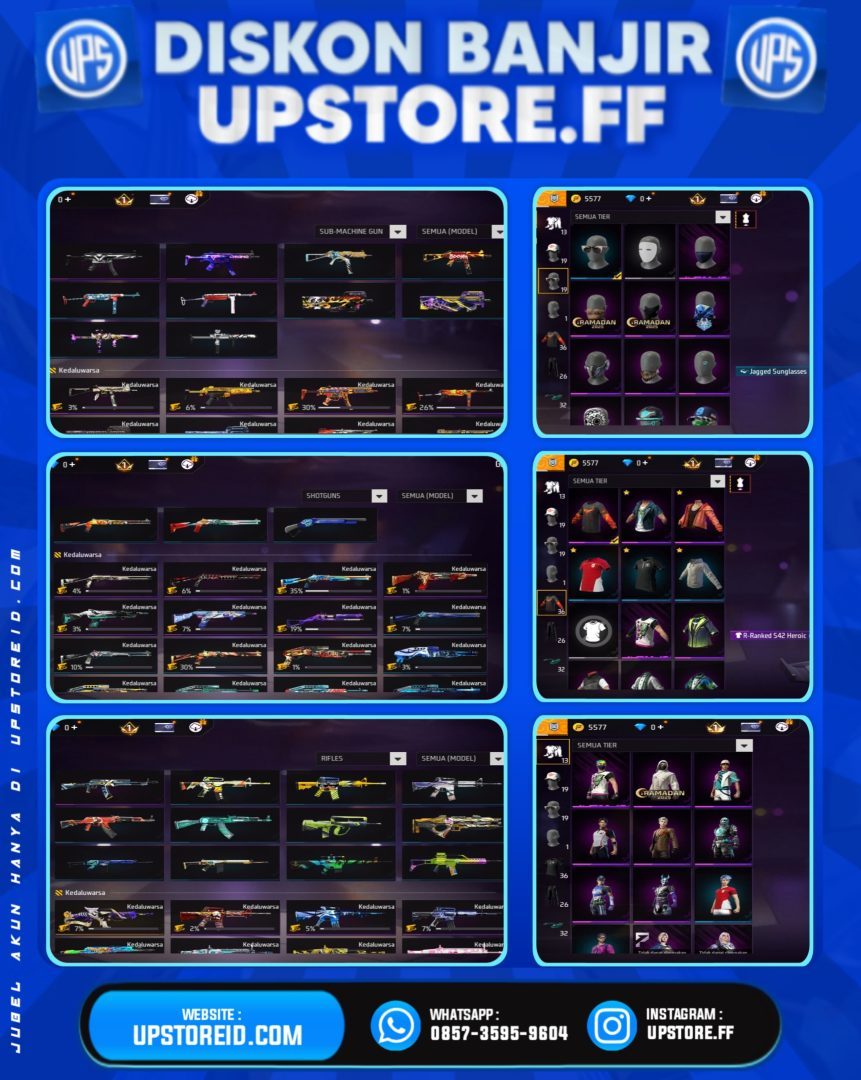 F872 - VAULT 30+, WEAPON 56 | FREE FIRE - Spec Image